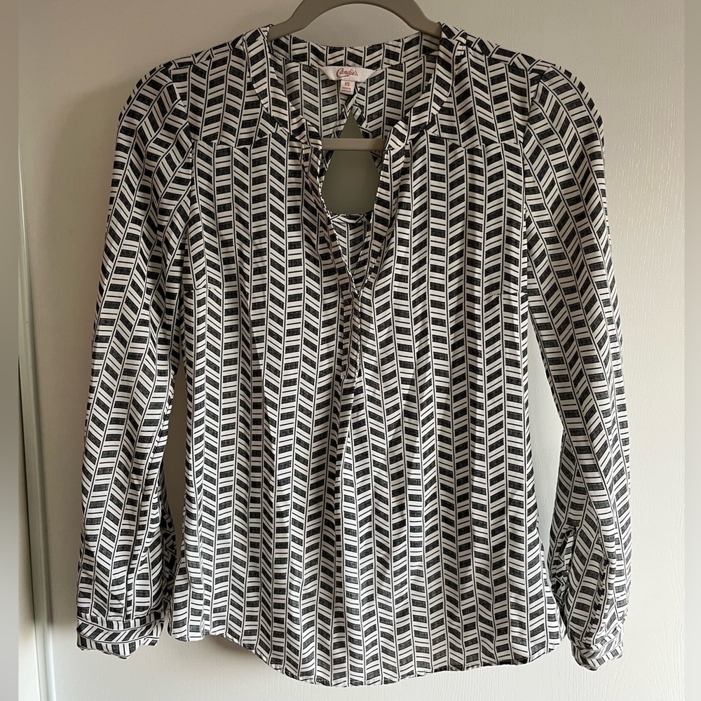 CANDIE’S Patterned Blouse